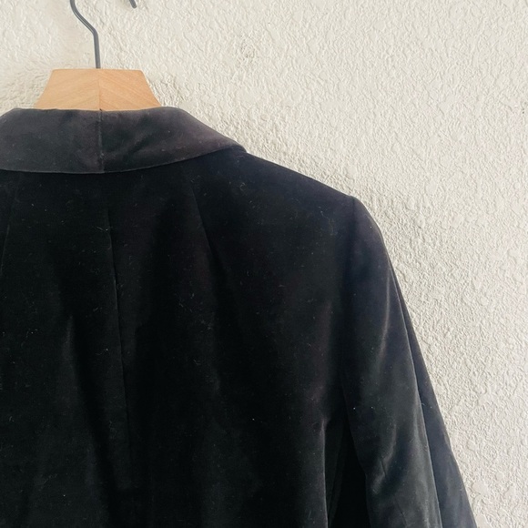 Vintage Talbots Black Velvet Blazer - Picture 11 of 13